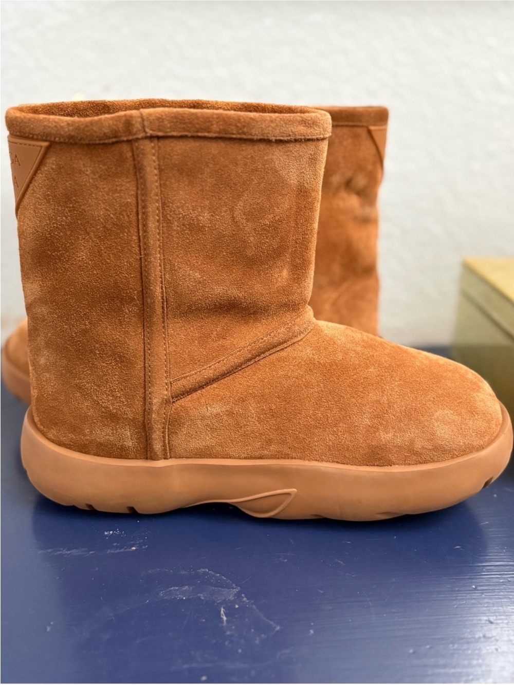 BOTTEGA VENETA Snap Caramel Ankle Boot Size 37